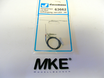 Artikel Bild: Viessmann 6366 Hängelampe mit Seilaufhängung, LED weiß