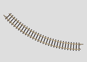 Artikel Bild: Märklin Z 8510 gebogenes Gleis, Radius 145mm, 45°