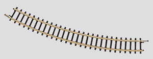 Artikel Bild: Märklin Z 8521 gebogenes Gleis, Radius 195 mm, 30°