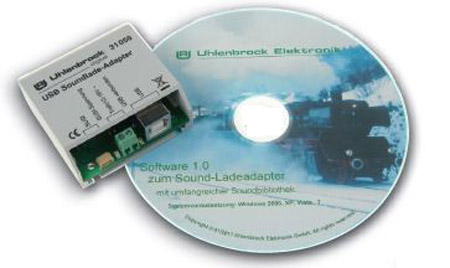 Artikel Bild: Uhlenbrock 31080 USB Sound-Ladeadapter & Software SUSI-SoundManager! (31050)