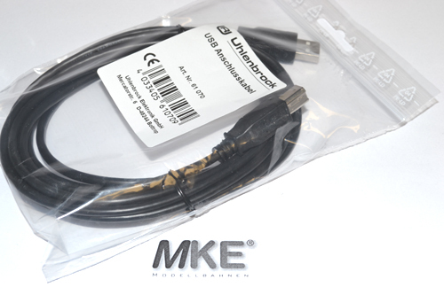Artikel Bild: Uhlenbrock 61070 USB Anschlusskabel Kabel für Intellibox 