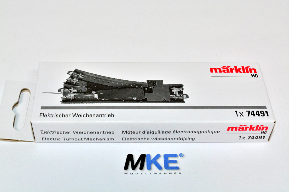 Artikel Bild: Märklin 74491 Weichenantrieb C-Gleis elektr. Antrieb (74490)