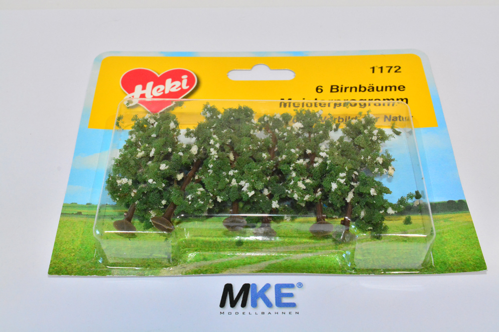 Artikel Bild: HEKI 1172 6 Stück Obstbäume Birnbäume Set NEU in OVP