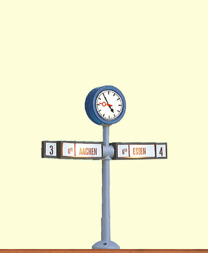 Artikel Bild: Brawa H0 5290 Bahnsteiguhr Uhr mit Richtungsanzeiger, beleuchtet