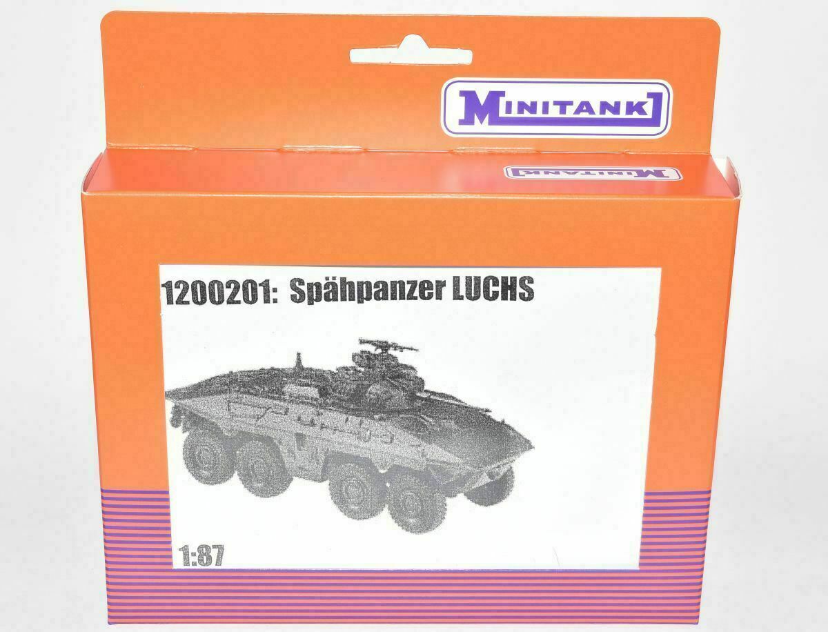 Artikel Bild: Minitank 211200201 Spähpanzer Pz Luchs mit BMK Bausatz, Bw NEU & OVP 1:87