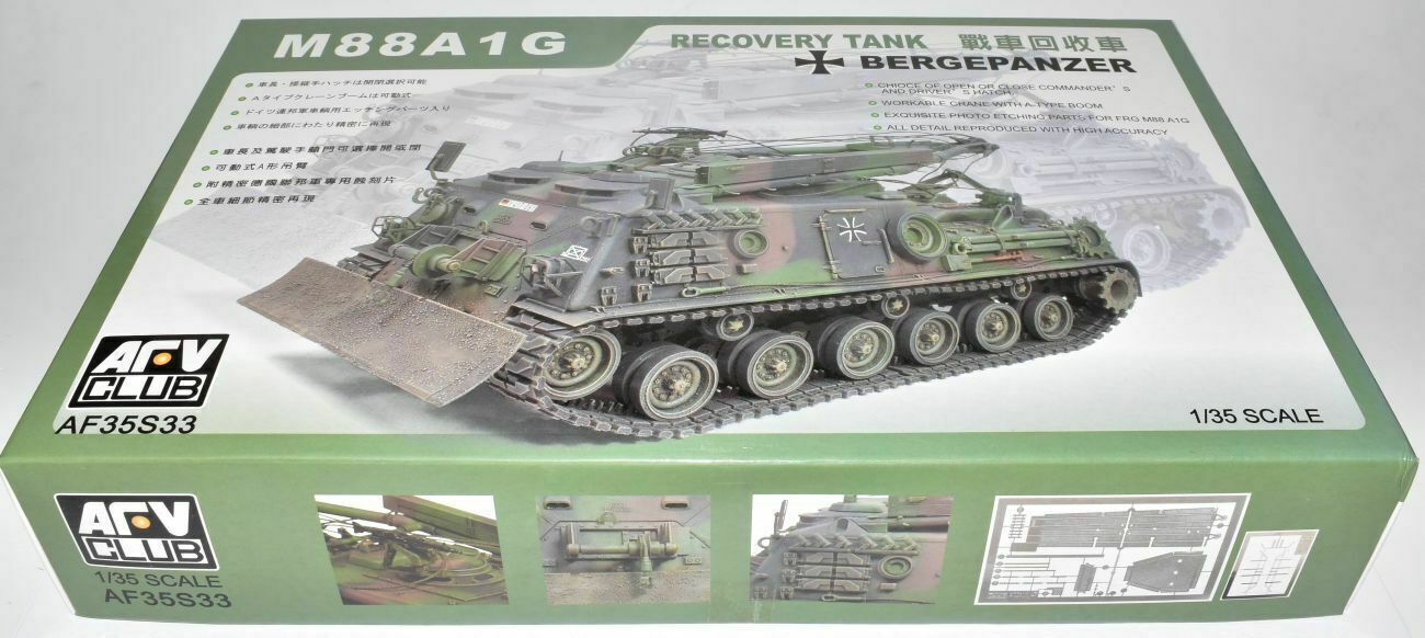 Artikel Bild: AFV Club 1/35 AF35S33 Bergepanzer M88 A1G der Bundeswehr, Bausatz, NEU & OVP