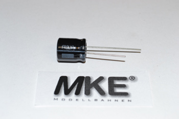 Artikel-Bild-Elko Pufferelko St�tzkondensator Powerpack 100uF  50V