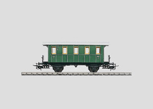M�rklin 4039 Personenwagen 2. Klasse, Epochen I-V, gr�n