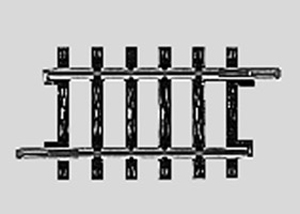 Artikel-Bild-Märklin 2202 K-Gleis gerade, Länge 1/4 = 45 mm