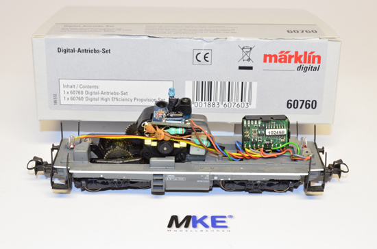 Digitalumbau- Umrüstung mit Märklin 60760 HL Motor & Fx Dec.