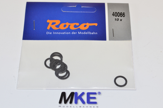 Roco 40066 Ersatz- Haftreifen 10 Stück DC NEU in OVP Gummireifen Haftringsatz 