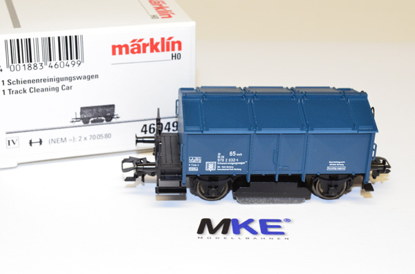 Artikel-Bild-Märklin 46049 Schienenreinigungswagen K 15 DB 2 Achsen