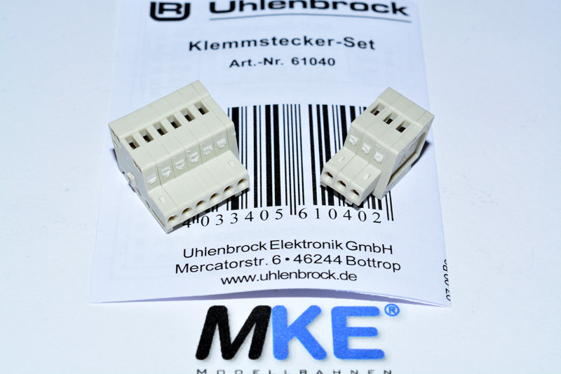 Artikel-Bild-Uhlenbrock 61040 Steckerset für Intellibox I sowie Booster 