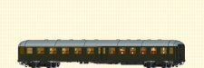Brawa 58024 Mitteleinstiegswagen 1.+2. Klasse DB, Ep.III, AC mit LED-Bel.