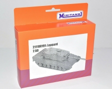 MINITANK 211100191 Leopard 2A0 Panzer, Bausatz, oliv Bw NEU & OVP 1:87