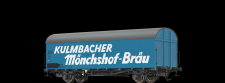 Brawa 47621 Kühlwagen Ibdlps383 "Kulmbacher Mönchshof-Bräu" der DB, Ep. IV