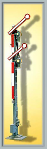 Artikel Bild: Viessmann 4531 Form-Hauptsignal, Schmalmast, mit 2 gekoppelten Flügeln 