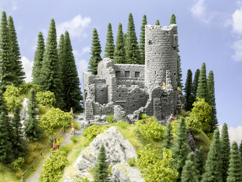 Artikel Bild: NOCH 58605 Burgruine aus Struktur-Hartschaum Burg Ruine