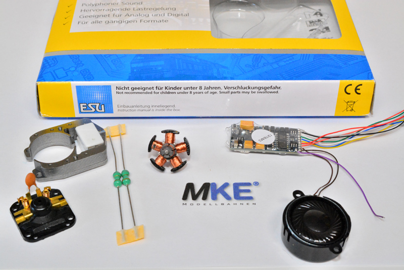 Artikel Bild: Sound Digitalumrüstung mit ESU 58410 LokSound 5.0 & HL-Motor