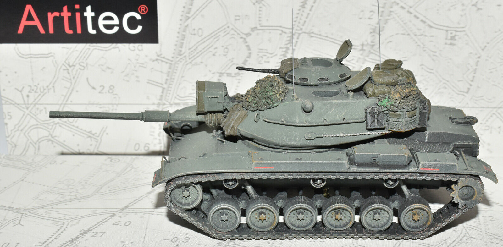 Artikel Bild: Artitec 6870238 M60 A1 Kampfpanzer Panzer oliv US Army 1:87 gefechtsklar