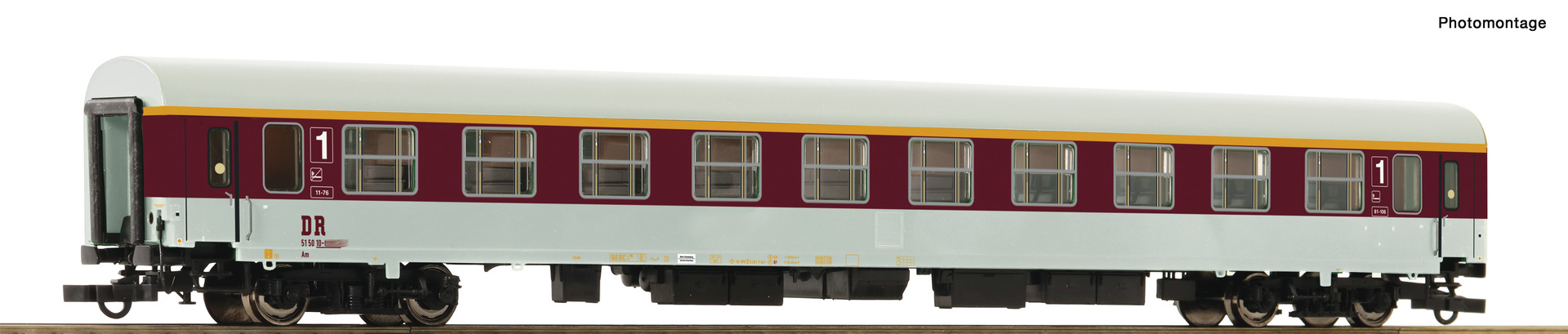 Artikel Bild: Roco 74816 Halberstädter-Schnellzugwagen 1. Klasse, Gattung Ame, der DR