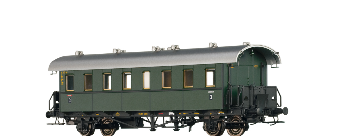 Artikel Bild: Brawa H0 45764 Personenwagen Bi21 der DB in Ep. III Donnerbüchse, 3. Klasse