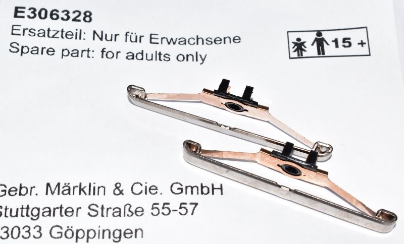 Artikel Bild: Märklin H0 306328 2 Stück Ersatz- Steck- Schleifer, 50mm, 2er Set E306328
