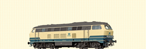 Artikel Bild: Brawa 41167 Diesellok BR216 DB AC-Digital Sound ozeanblau/beige, Ep. IV