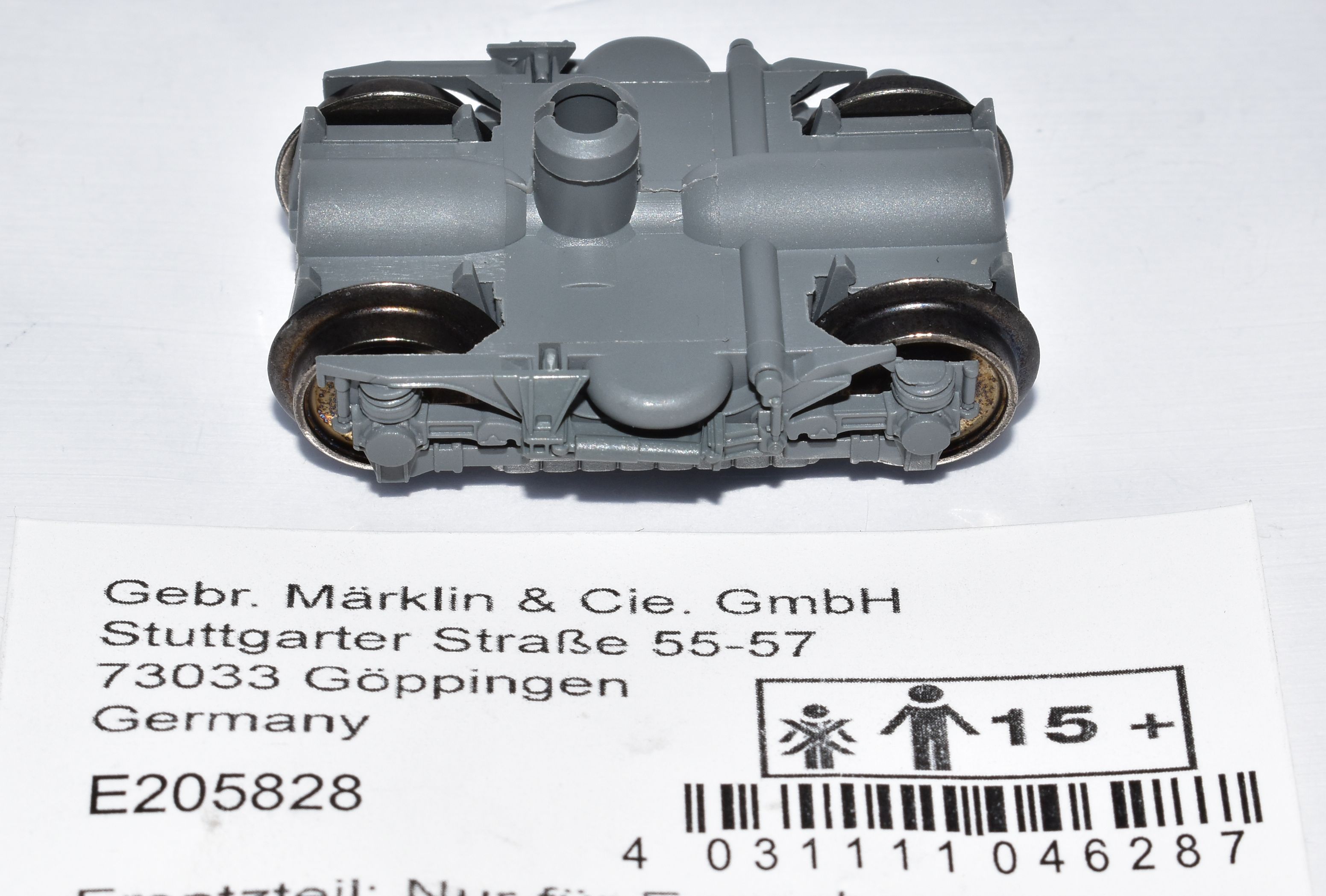 Artikel Bild: Märklin H0 205828 ICE3 Drehgestell grau mit 2 Achsen, E205828
