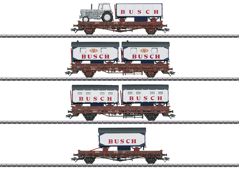 Artikel Bild: Märklin 45040 Güterwagen-Set Zirkus Busch 4-tlg. Ep.IV der DR