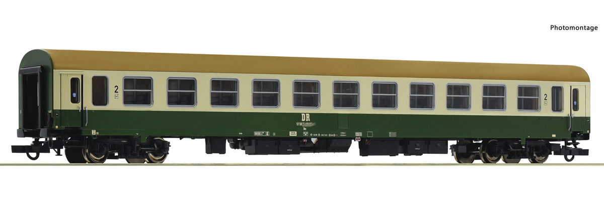 Artikel Bild: Roco 74802 Schnellzugwagen 2. Klasse, DR, Ep. IV 
