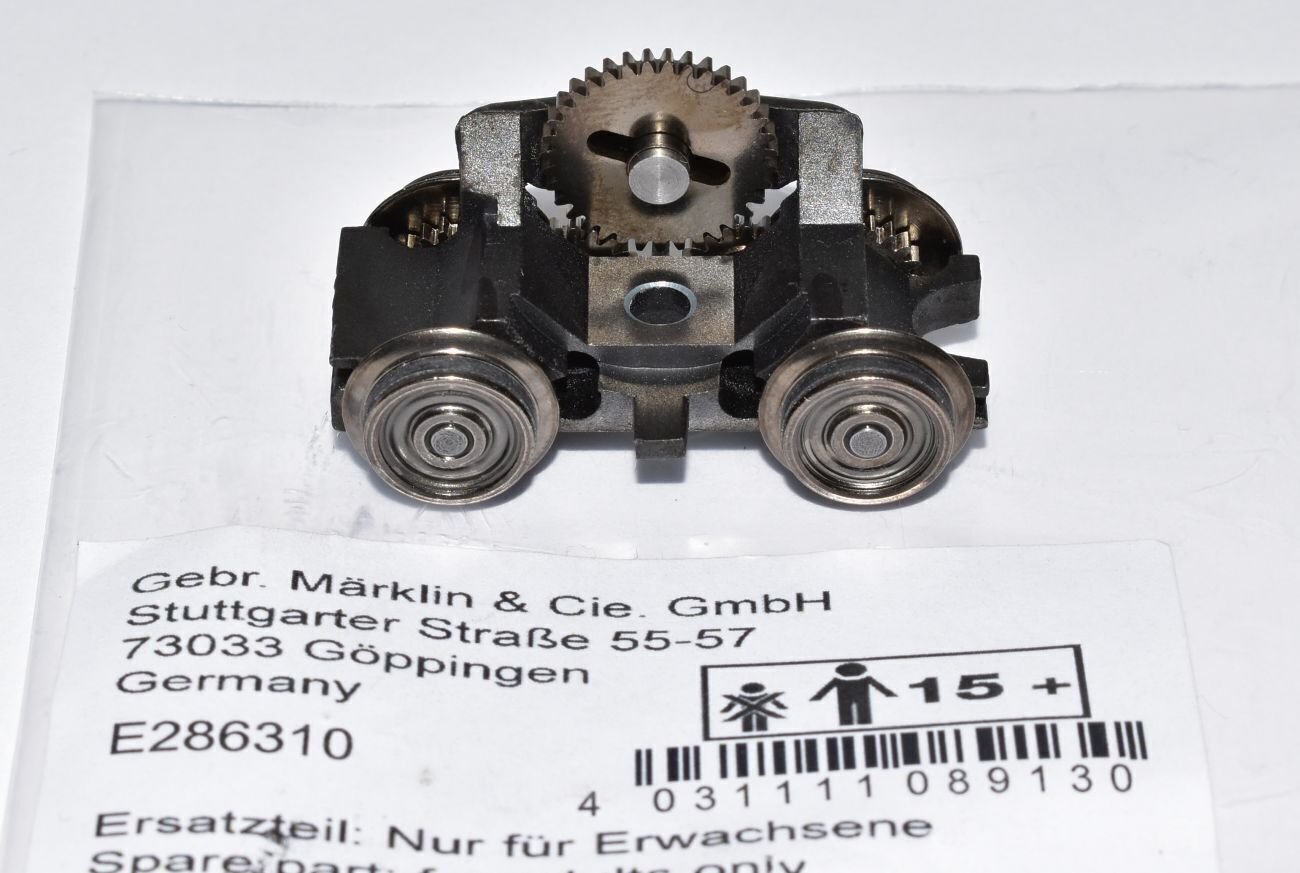 Artikel Bild: Märklin H0 E286310 Treibgestell / Drehgestell mit Achsen / Zahnräder NEU & OVP