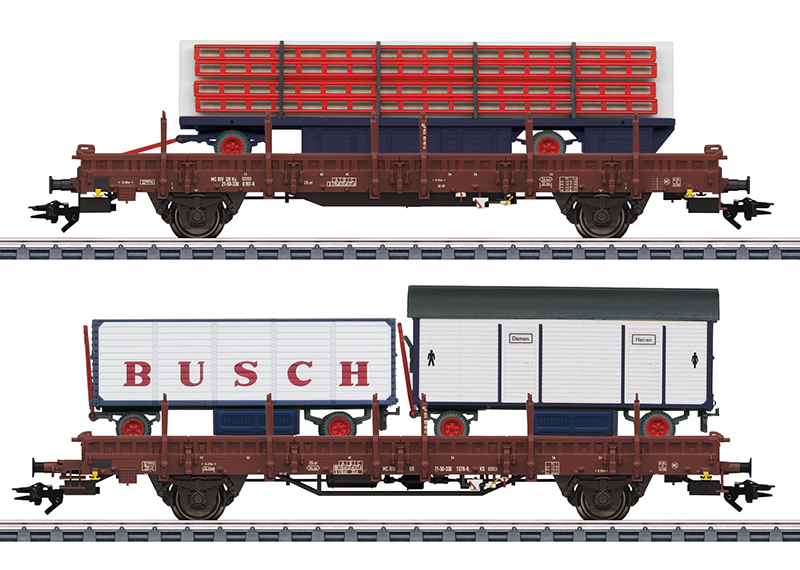 Artikel Bild: Märklin 45042 Güterwagen-Set Zirkus Busch, 2-tlg., Ep. IV der DR/DDR