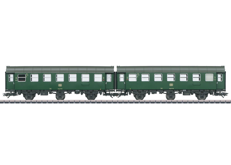 Artikel Bild: Märklin 43186 Personenwagen-Paar Umbauwagen 2.Klasse B3yge, EP. III