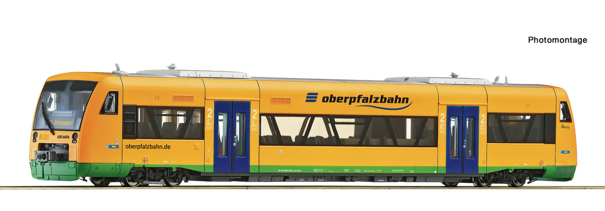 Artikel Bild: Roco 78194 Dieseltriebwagen 650 669-4, Oberpfalzbahn RegioShuttle AC-Digital mit Sound, Ep. VI