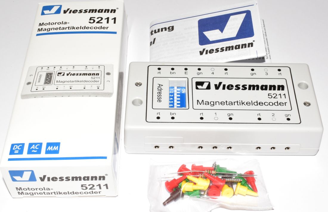 Artikel Bild: Viessmann 5211 Motorola-Magnetartikel Decoder K83