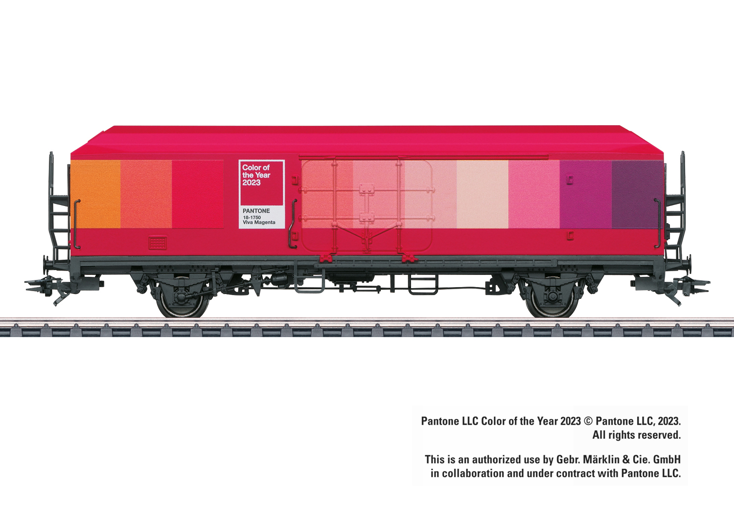 Artikel Bild: Märklin H0 48553 Güterwagen Pantone Color of the Year 2023 Wagen