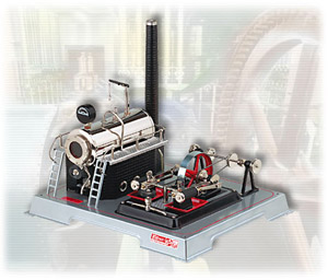 Artikel-Bild-Wilesco 00022 Zweizylinder- Dampfmaschine D 22 D22