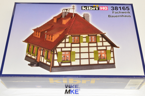 Artikel-Bild-Kibri H0 38165 / 8165, Bauernhaus Fachwerkhaus Bausatz NEU in OVP