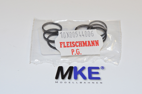 Fleischmann 544006 Ersatz- Haftreifen / Gummi 10 Stück Set