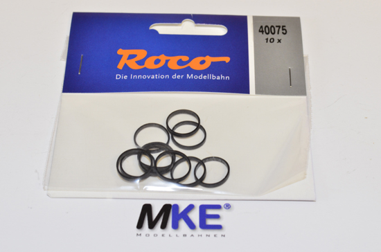 Roco 40075 Ersatz- Haftreifen 10 Stück AC NEU in OVP Gummireifen Haftringsatz