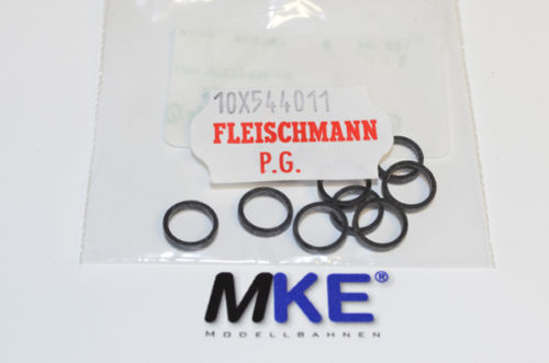 Fleischmann 544011 Ersatz- Haftreifen / Gummi 10 Stück Set