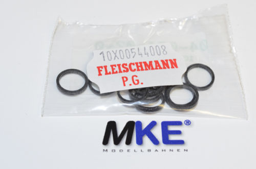 Fleischmann 544008 Ersatz- Haftreifen / Gummi 10 Stück Set