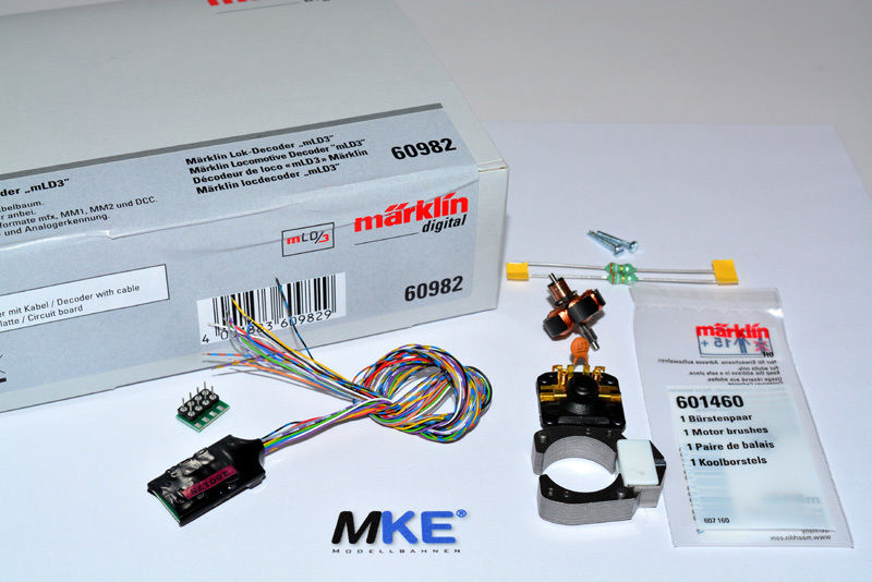 Märklin 60982 mLD3 DCC / mfx Digital- Decoder & Motor 60943 (60903) Set 