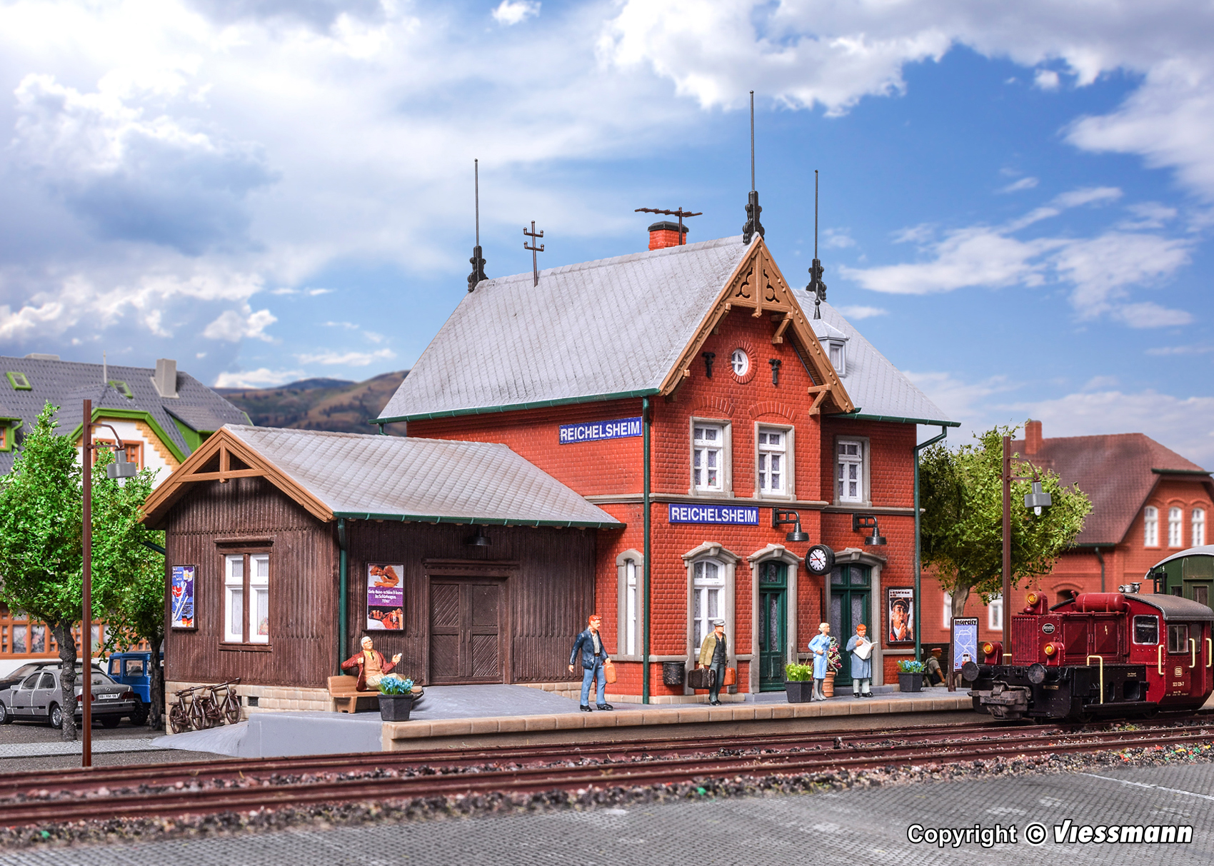 Kibri H0 39492 Bahnhof Reichelsheim, Bausatz