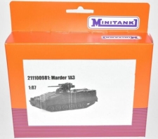 Artikel-Bild-Minitank 211100981 Panzer SPz Marder 1A3 mit BMK, Bausatz, Bw NEU & OVP 1:87