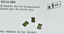 Märklin H0 214260 3 Stück Schleiferplatte / Kontaktplatte 3er Set NEU E214260