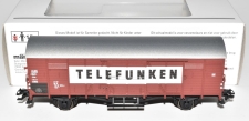 Märklin H0 46169 gedeckter Güterwagen TELEFUNKEN DB Ep. IV braun, MHI